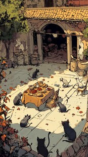 樱花影视推荐漫画《猫町杂货铺》治愈奇幻封面